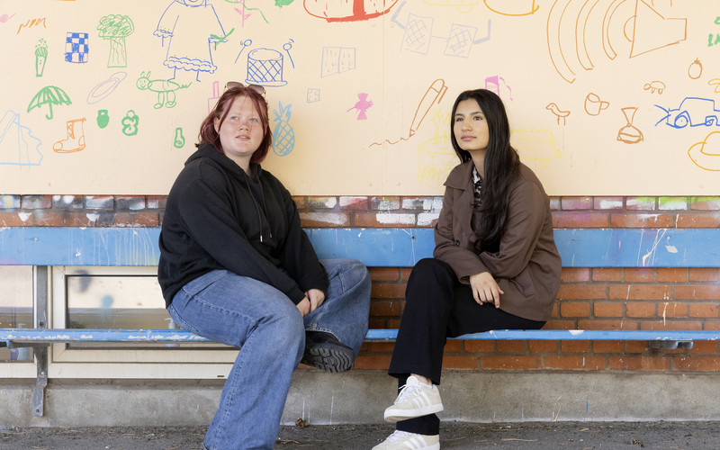 Gabi Lerager og Zilan Sahin har fået glæden ved at lære og gå i skole igen.