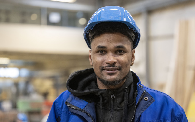 Hidad Kesete går på betonmageruddannelsen, men overvejer at lære mere dansk