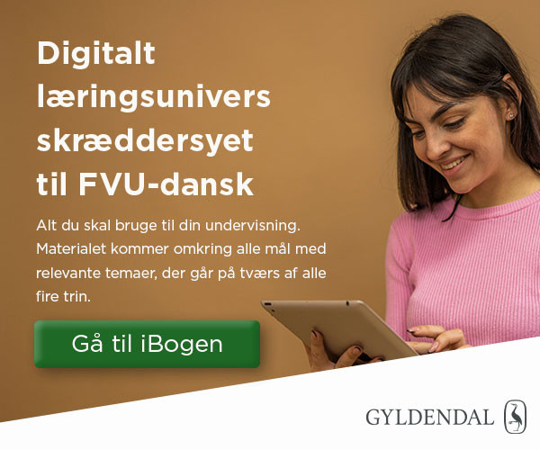 Reklameannonce for Gyldendal