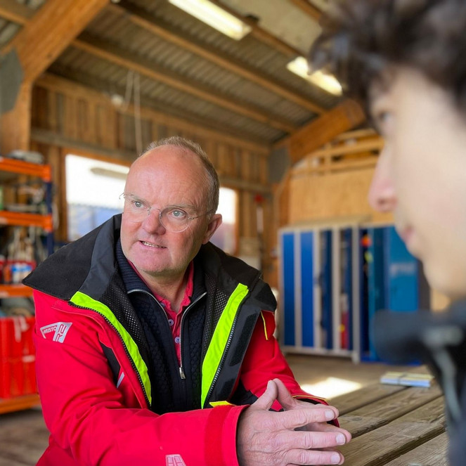 Peter er glad for, at der kom fokus på de maritime erhvervsuddannelser med hans undervisningspris.